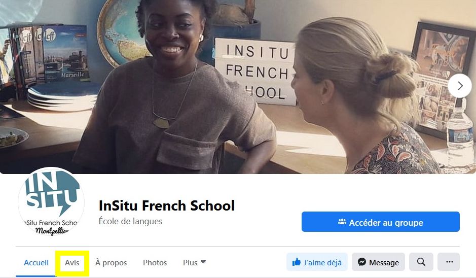 Déposer un avis à propos de InSitu French School